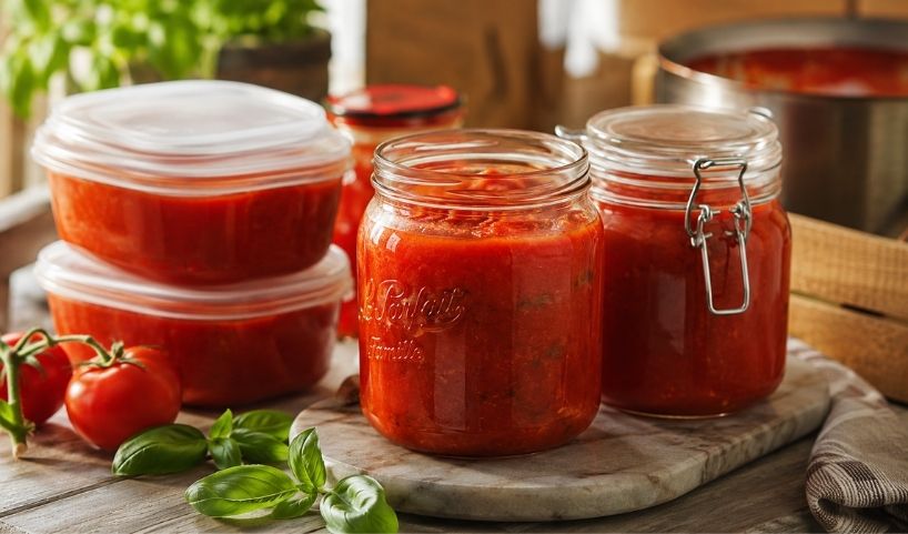 conserver sauce tomate sans stérilisation
