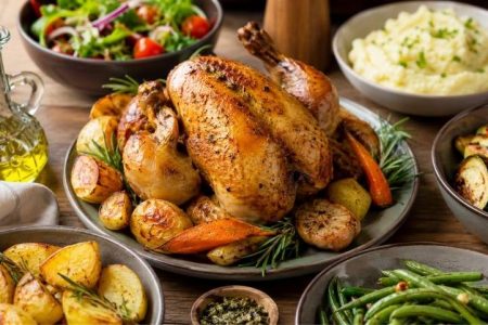 que faire comme accompagnement avec un poulet rôti